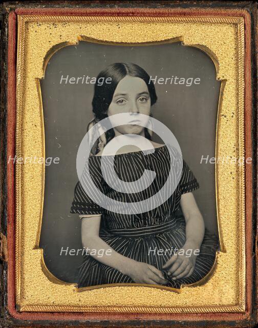 Portrait of a Girl, c. 1850. Creator: Unknown.