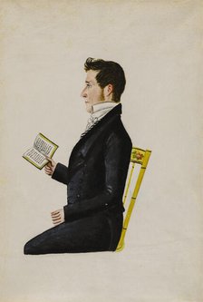 Portrait of George Musser, ca. 1826. Creator: Jacob Maentel.