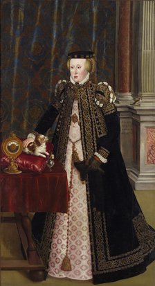 Archduchess Anna of Austria (1528-1590), daughter of Emperor Ferdinand I, 1556.