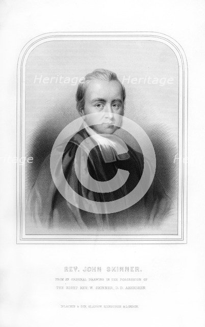 Reverend John Skinner, Scottish historian and songwriter, (1870). Artist: Unknown