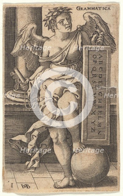 The grammar from the episode "The Seven Liberal Arts", 1530-1540. Creator: Beham, Hans Sebald (1500-1550).