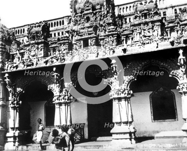Temple, Singapore, 1900. Artist: Unknown