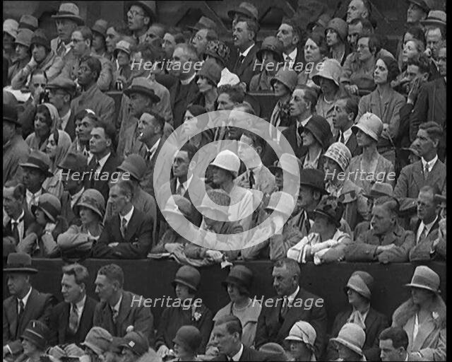 A Crowd of Civilians at Centre Court at the All England Lawn Tennis and Croquet Club..., 1920. Creator: British Pathe Ltd.