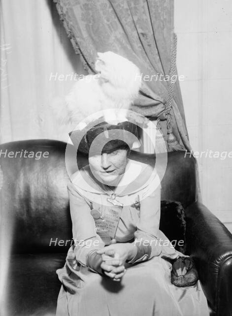 Mrs. R.F. Armstrong & Kilravock Donna-Mafalda [cat], between c1915 and c1920. Creator: Bain News Service.