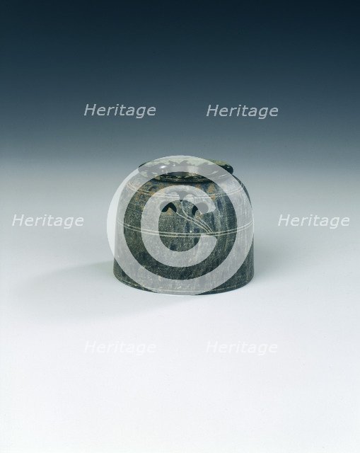 Steatite hand warmer, Tang dynasty, China, 618-907 AD. Artist: Unknown