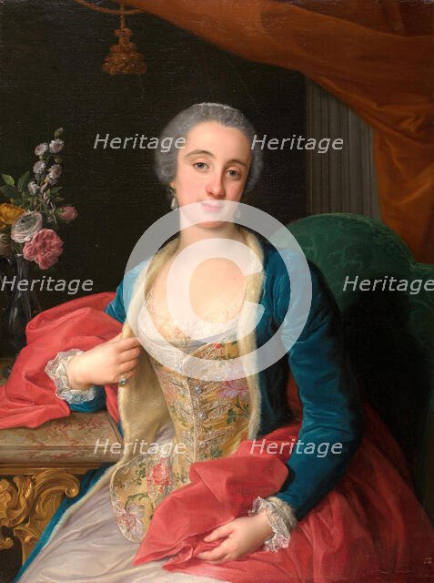 Portrait of Duchess Sforza Cesarini (d.1765), 1768. Creator: Pompeo Batoni.