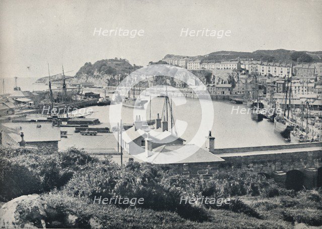 'Portmadoc - The Harbour and the Town', 1895. Artist: Unknown.