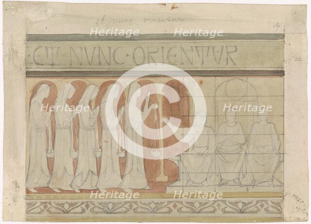 The five foolish virgins ask for oil, c. 1869-c. 1925. Creator: Antoon Derkinderen.