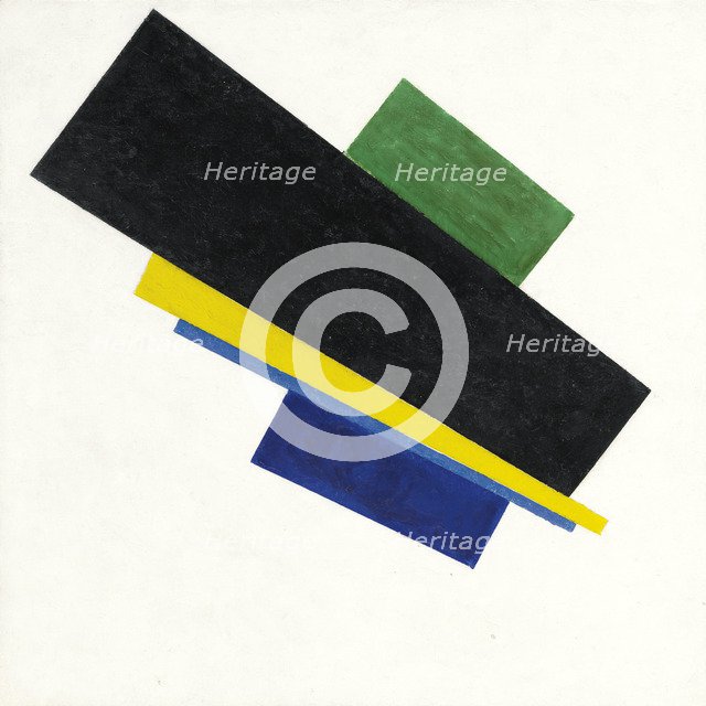 Suprematism, 18th Construction, 1915. Artist: Malevich, Kasimir Severinovich (1878-1935)