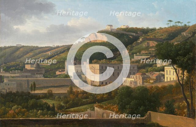 View of the Villa Lucia on the Vomero Hill, Naples, 1823-1825. Creator: Klenze, Leo, von (1784-1864).