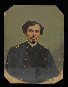 Portrait of Union Army Major, about 1862. Creator: Unknown.