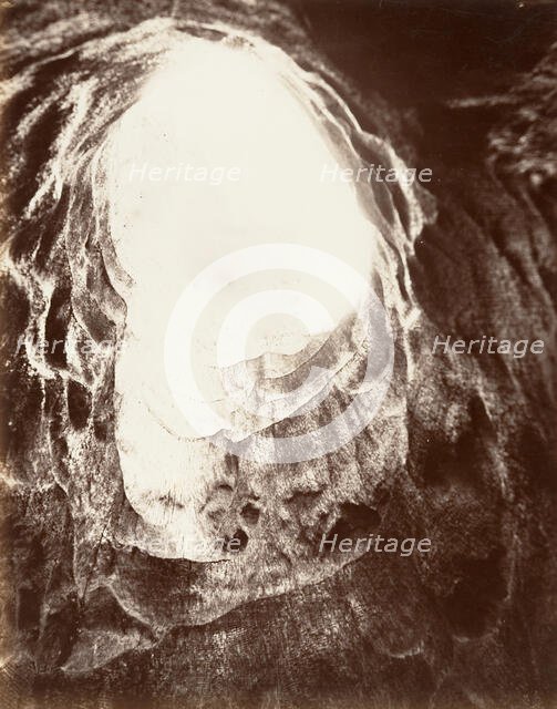 Looking Up Pluto's Chimney, 1865-66, printed ca. 1876. Creator: Carleton Emmons Watkins.