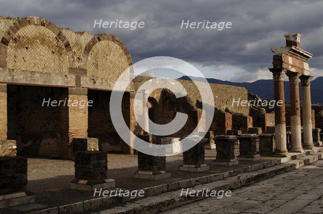 Ruins, Pompeii, Italy, 2009. Creator: LTL.