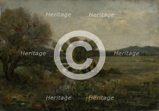 Women at the Creek, 1875 - 1876. Creator: Ladislav Mednyanszky.