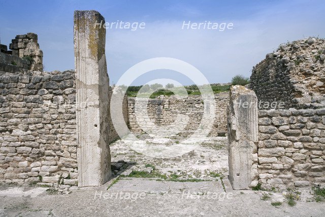 The Temple of Mercury, Dougga (Thugga), Tunisia. Artist: Samuel Magal