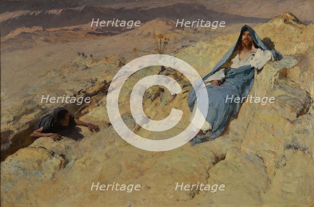The Temptation of Christ, ca 1885.