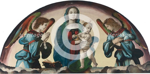 Virgin and Child with Angels.