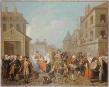 Le Carnaval des rues de Paris, 1757. Creator: Etienne Jeaurat.