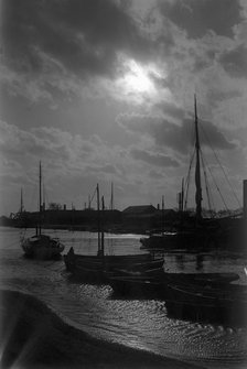 Harbour scene, Landskrona, Sweden, 1925. Artist: Unknown