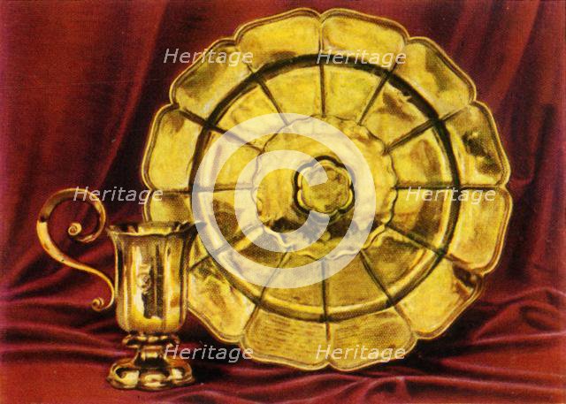 'Rose-Water Ewer and Basin', 1938. Creator: Unknown.