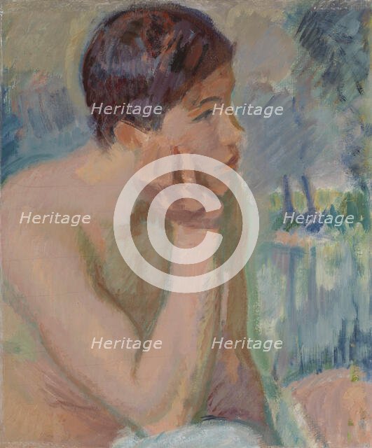 Lost in Thoughts, 1922-1923. Creator: Magnus Enckell.