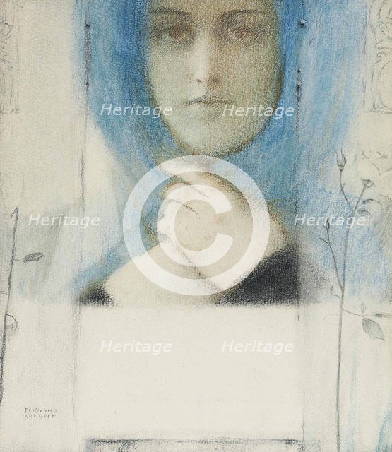 Clématis, c. 1914. Creator: Khnopff, Fernand (1858-1921).