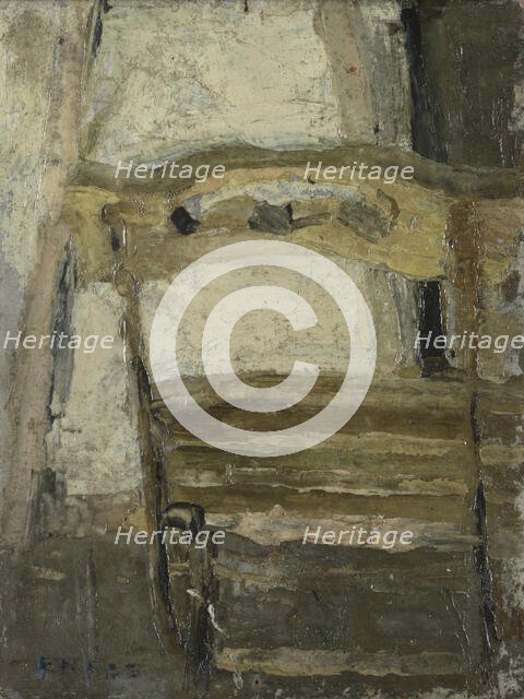 Back of a Chair, 1880. Creator: James Ensor.