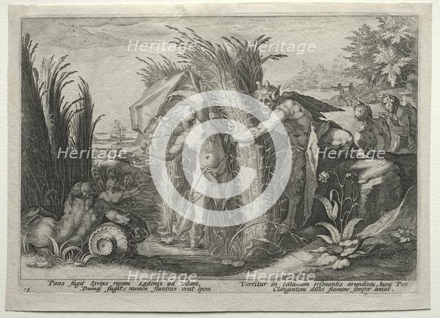 Pan Pursuing Syrinx, c. 1589. Creator: Unknown.