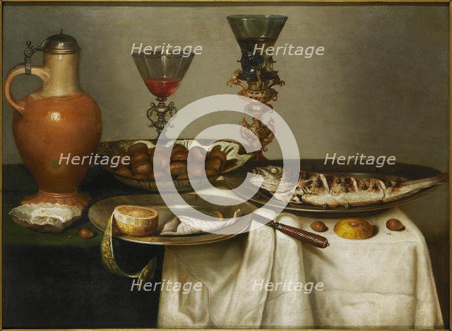 Breakfast, 1638. Creator: Mahu, Cornelis (1613-1689).
