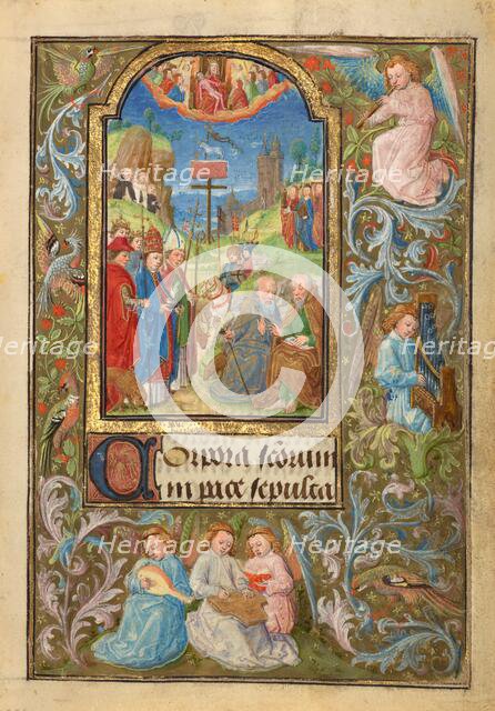 All Saints; Prayer Book of Charles the Bold, 1469. Creator: Lieven van Lathem.