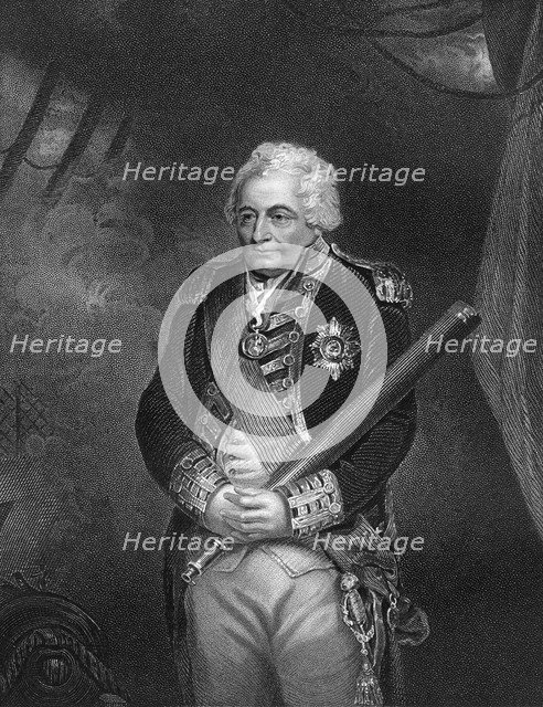 John Jervis, Earl of St Vincent, c1809 (c1857). Artist: H Robinson