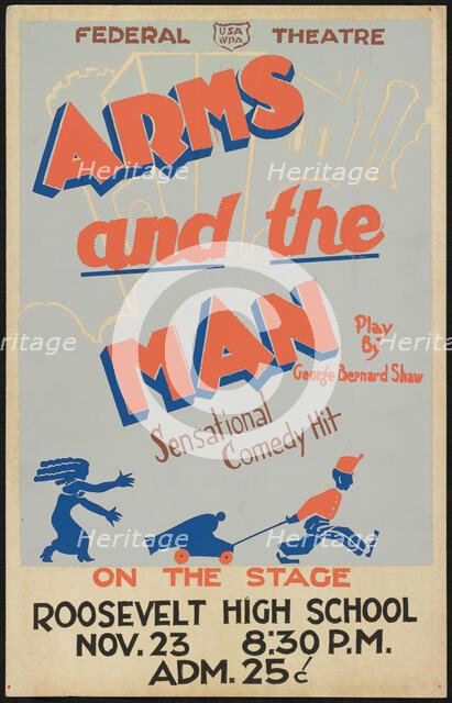 Arms and the Man, [193-]. Creator: Unknown.