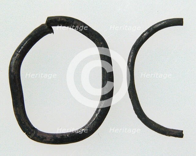 Pair of Earrings, Coptic, 4th-7th century. Creator: Unknown.