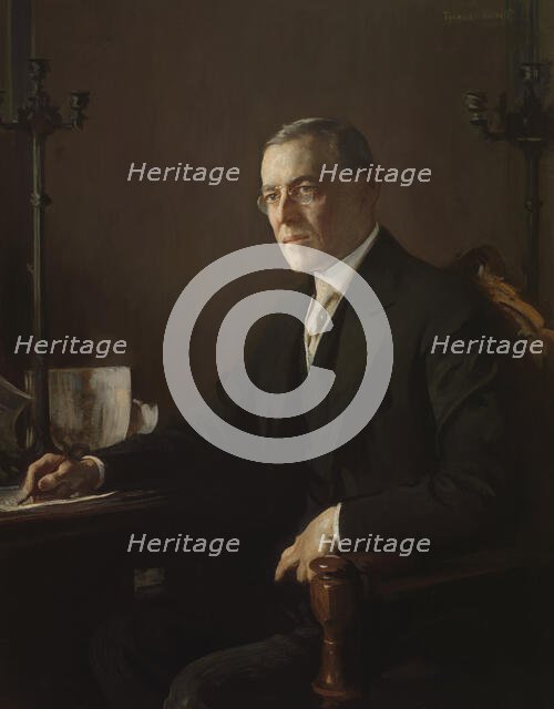 Woodrow Wilson, 1920-1921. Creator: Edmund Charles Tarbell.