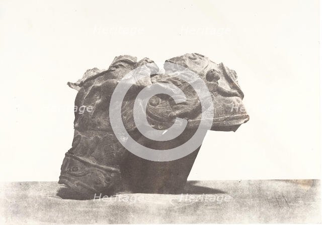 Jérusalem, Casque trouvé dans le Jourdain, 1, 1854. Creator: Auguste Salzmann.