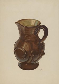 Pitcher, 1935/1942. Creator: Beverly Chichester.