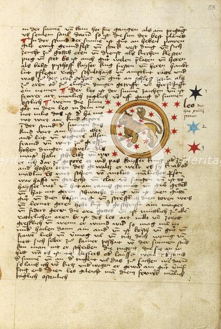 Leo; July: LEO; Julio: LEO, shortly after 1464. Creator: Unknown.