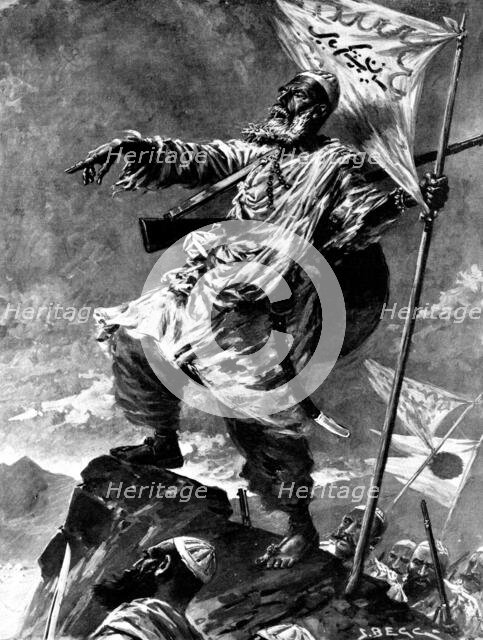 The Indian Frontier Rising: cursing the infidel, 1898. Creator: Unknown.