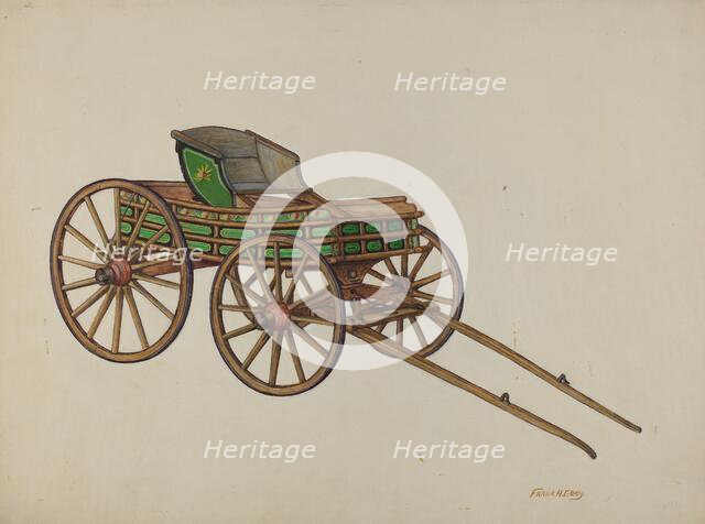 Pennsylvania Buckboard, c. 1938. Creator: Frank Gray.