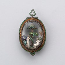 Pendant with Adam and Eve, Vienna, 18th/19th century. Creator: Unknown.
