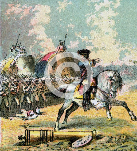 'Clive's Victories In India', c1850s. Artist: Unknown