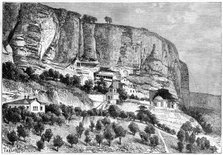 Grottoes of Djoufout-Kaleh, Russia, 1890.Artist: Taylor