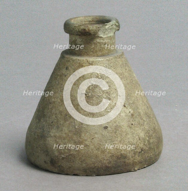 Bottle, French, 16th century. Creator: Unknown.