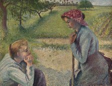 'The Chatterer', 1892, (1935). Creator: Camille Pissarro.