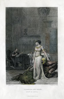 'Cleopatra and Caesar (Anthony and Cleopatra)', 19th century. Artist: JC Armytage
