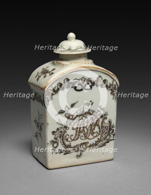 Tea Caddy, c. 1750-1770. Creator: Unknown.