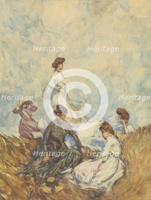 The hilltop, c.1908. Creator: Frances Hodgkins.