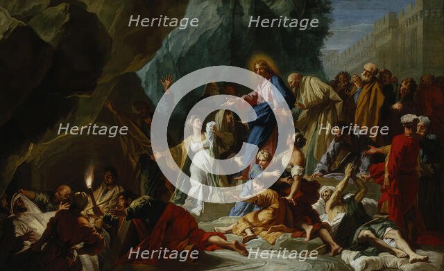 The Raising of Lazarus, c1711. Creator: Jean Jouvenet.