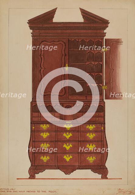 Secretary, c. 1936. Creator: Rolland Livingstone.