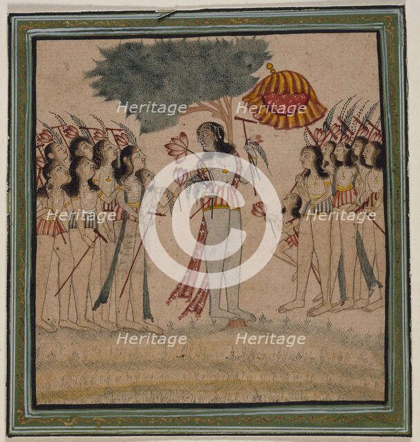 Krishna with the Gopas, between c1720 and c1730. Creator: Unknown.